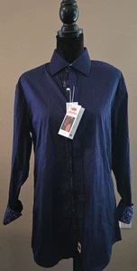 Jerry Garcia Herren Medium Hemd Dunkelblau The Grateful Dead Button Down Top Up - Bild 1 von 6