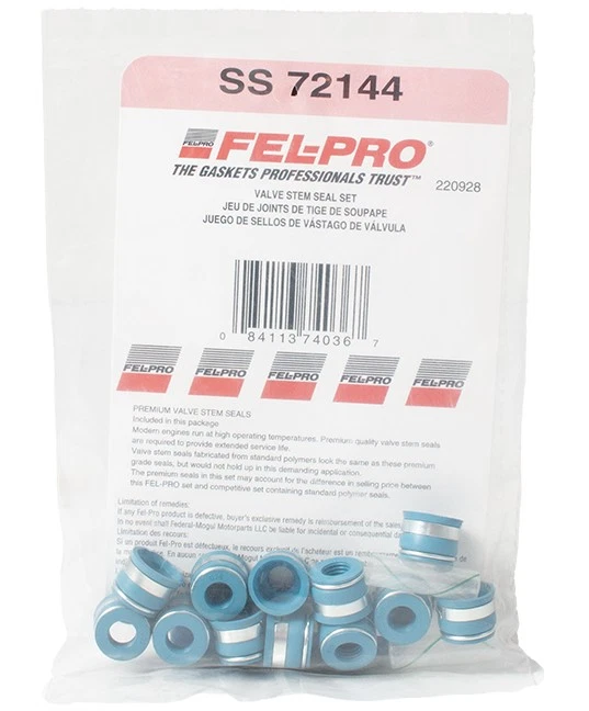 FelPro Valve Stem Seal Set Fits 2000-05 Chevrolet Impala V6 3.8 Model ID SS72144 Foto 1 de 4