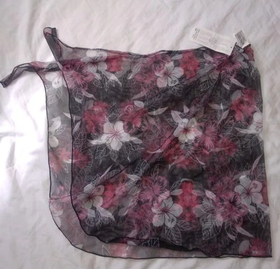 Traje de baño envolvente Aqua Couture separado para mujer talla única negro/rosa Foto 1 de 4