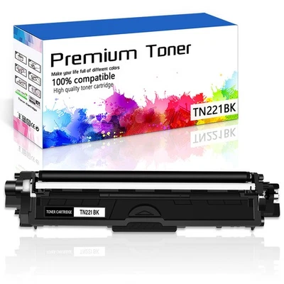 1PK TN221 Black Toner Cartridge for Brother HL-3140CW HL-3150CDN HL-3170CDW - Image 1 of 4