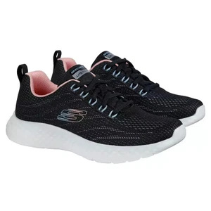 Skechers Black Lite-Foam Air Cooled Memory Foam Sneakers Casual Woman's Size 7.5 - Picture 1 of 5