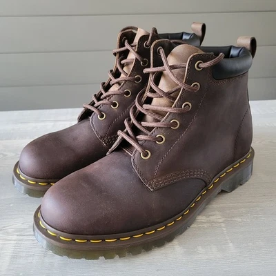 Dr. Martens 939 Ben Boot Six Eye Bota de Senderista Cuero Marrón Para Hombres Talla 10 M Nuevo sin Etiquetas Foto 1 de 4