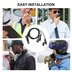 Acoustic Tube Headset with Mic Push to Talk Fit for XiR P8668 P8268 APX 7000 SPL - Picture 1 of 12