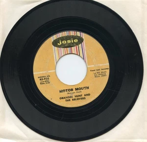 RARE _Rock & Roll_45_GRANGER HUNT & THE BELIEVER _Motor Mouth & Love Wasn't Real - Picture 1 of 4