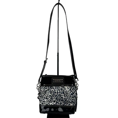 Nuevo Bolso Bandolera Chaps Estampado Leopardo de las Nieves Nuevo con Etiquetas Foto 1 de 4