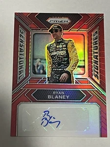 RYAN BLANEY 2024 PRIZM NASCAR FIRME SENSAZIONALI ROSSO AUTO /99 - Foto 1 di 2