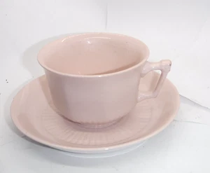 Adams China Princess Pink Flat Cup & Saucer Set – Vintage English Ironstone - Picture 1 of 2