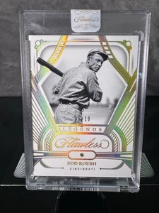 Edd Roush 2024 Panini Flawless Legends 06/10 Yellow Diamond #90 - Picture 1 of 2
