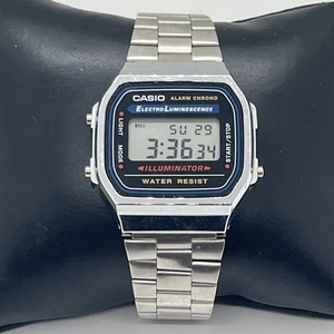 Casio Digital Silber Uhr - Bild 1 von 10