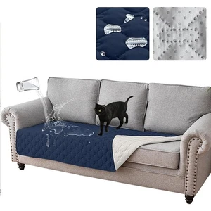 Manta cómoda reversible impermeable para cama para perros gatos mascota lavable - Imagen 1 de 8