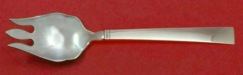 Blok - Acadia by Georg Jensen Sterling Silver Cake Ice Cream Spork Custom 5 3/4" Cover