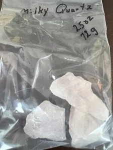 Milchquarz roh 2,5 oz 72 Gramm - Bild 1 von 1