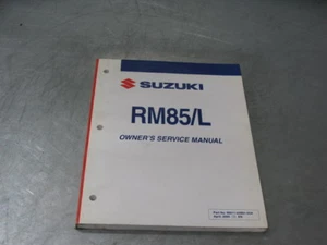 SUZUKI Owner's Service Manual 2006 06 K6 RM85 / L RM85L RM 85 OEM Genuine - Picture 1 of 2
