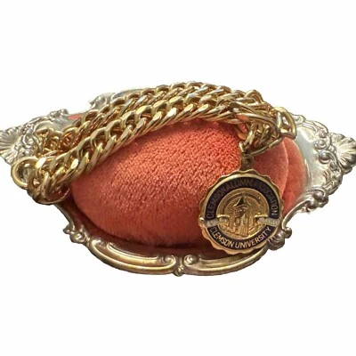 Pulsera esmaltada vintage CLEMSON EX ALUMNOS ASOCIACIÓN UNIVERSIDAD CLEMSON GF Foto 1 de 4