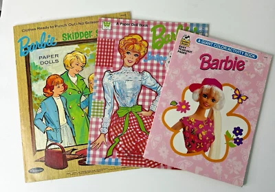 Barbie's Boutique Uncut Barbie Skipper Scooter Cut Paper Dolls and Coloring Book - Image 1 of 4