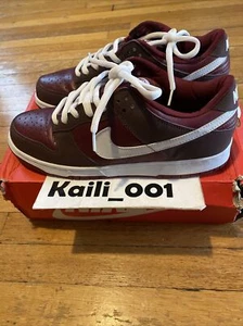 Nike Dunk Low Pro B Talla 12 3M ROJO Marrón USADO 624044-611 Supreme SB 2002 GB - Imagen 1 de 11
