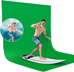 10x20ft Green Screen Backdrop for Photography, Chromakey Large Green Screen Pure - Picture 1 of 7