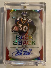 2022 Leaf In The Game Used Terrell Davis & Steve Atwater BACK to BACK Auto’s 3/6