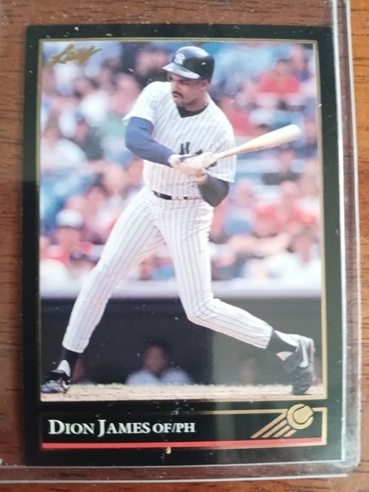 DION JAMES TORONTO BLUE JAYS JAMES 1992 LEAF GOLD ED SERIES 2 BASEBALL CARD #365 - Image 1 of 1