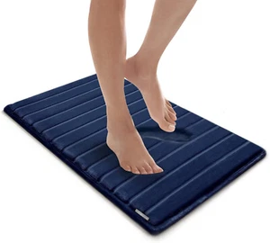 MICRODRY Extra-Thick, SoftLux, Charcoal Infused Memory Foam Bath Mat | Bath. - Picture 1 of 6