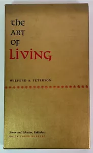 The Art of Living (23 Essays) by Wilferd A. Peterson, 1961, 1st Printing, HC SC - Picture 1 of 8