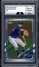 2021 Topps Chrome #23 Shane McClanahan GRADED 10 GEM Mint Rookie Card RC