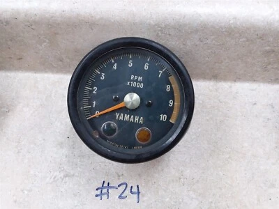 Yamaha XS650 XS1 XS2 TX650 Good Tachometer Gauge 1971 1972 1973 AP-236 #24 - Image 1 of 4