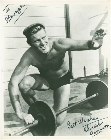 CHUCK CONNORS - INSCRIBED PHOTOGRAPH SIGNED Cover