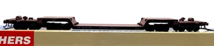 HO WALTHERS 932-5624 81' 4 TRUCK DEPRESSED CENTER FLAT CAR SOUTHERN PACIFIC SP - Picture 1 of 2