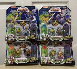 Legends Of Akedo Teenage Mutant Ninja Turtles TMNT 2 PACK Set Of 4 NEW 2023 - Picture 1 of 6