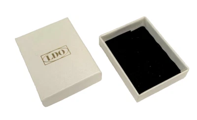 German WW2 White LDO issue award box for small - medium sized badges & awards. - Image 1 of 3