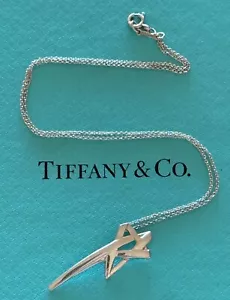 Tiffany & Co. Paloma Picasso Shooting Star Pendant Necklace Sterling Silver 925 - Picture 1 of 3