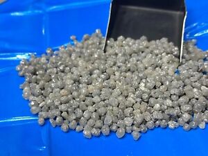 ROUGH DIAMOND LOT 1 TCW SCOOP 2.5-3.0 MM GRAY SPARKLING NATURAL SHAPE FOR JEWEL