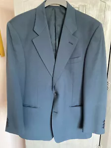 Berkertex Mens wool mix Petrol blue Suit Jacket 40 " - Picture 1 of 6