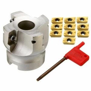 BAP400R-50-22 4 Flute Face End Mill Milling Cutter +10pcs APMT1604 inserts - Picture 1 of 7