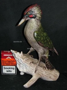 Goebel Porzellan Figur Bochmann Vogel Bird Grünspecht green woodpecker 38-010 - Bild 1 von 1