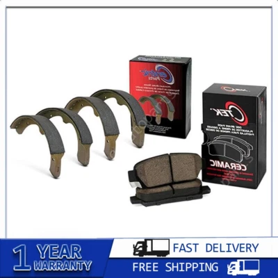Centric Front + Rear Ceramic Brake Pads & Brake shoes 2SET For Chevrolet HHR - Image 1 of 4