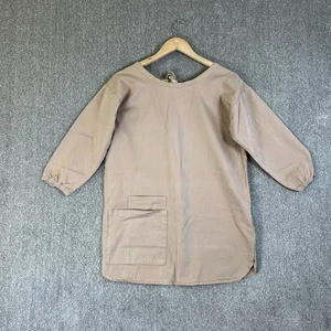 Margaret Howell Top Womens XS Pastel Pink Tunic Smock Apron Chore Utility - Picture 1 of 10