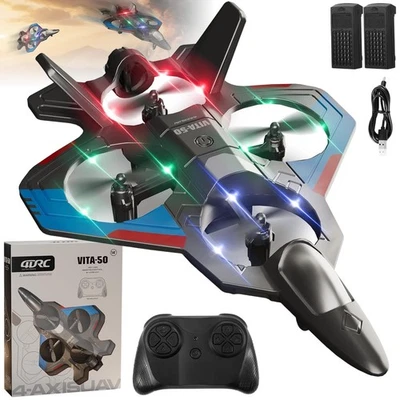 RC Flugzeug,Ferngesteuertes Flugzeug Flugzeug Modell Spielzeug mit 2*500mah AKKU - Bild 1 von 4