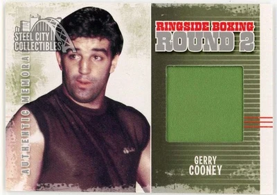 Gerry Cooney 2011 ITG Ringside Boxing Silver Robe Card #AM-48 (Green) - Image 1 of 2