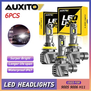 AUXITO 9005 9006 H8 LED Headlight Bulb Conversion Kit High Low Beam Bright White - Bild 1 von 20