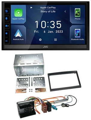 JVC DAB Bluetooth MP3 USB 2DIN Autoradio für Citroen Berlingo C2 C3 Jumpy Profi - Bild 1 von 4