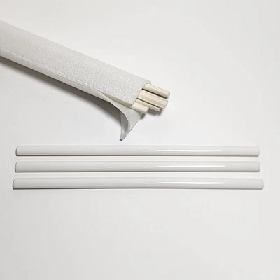 12 piezas de adorno de azulejos de pared de cerámica alegre color blanco ártico Daltile 1/2 X 12 Foto 1 de 4