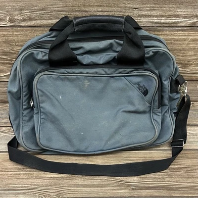 Bolso de hombro de lona de viaje The North Face de colección gris hecho en EE. UU. Foto 1 de 4