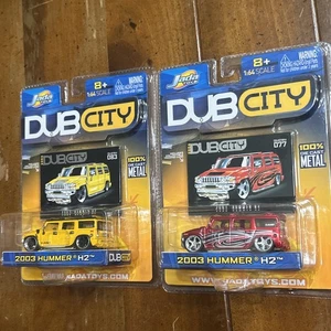 Dub City Jada Toys Hummer H2 1:64 Scale 2003 X2 - Picture 1 of 4
