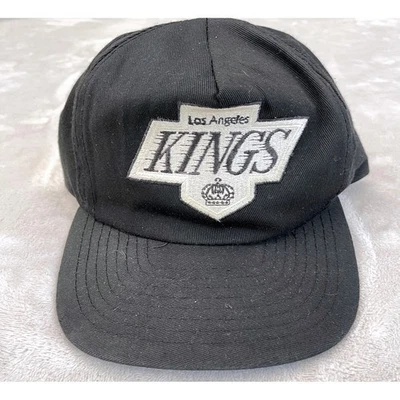 Vintage Los Angeles Kings Hat NHL Hockey Snapback Cap Black - Image 1 of 4