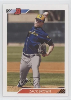 2020 Bowman Heritage Prospects Zack Brown #BHP-34 - Image 1 of 2