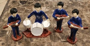The Beatles Ringo Lennon Mccartney Harrison 1960s Holland Mold Antique Figurines - Picture 1 of 24