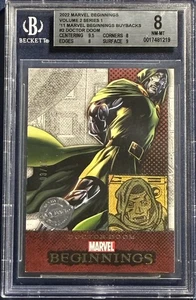 2022 Marvel Beginnings Vol 2 Series 1 Doctor Doom #2 Buyback BGS 8  RARE SSP /10 - Picture 1 of 3