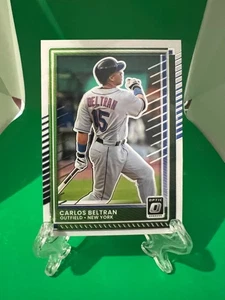 2025 Donruss Optic Carlos Beltran New York Mets + Base - Picture 1 of 3